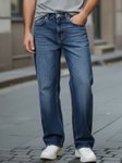 Men Loose Fit Mid-Rise Light Fade Stretchable Jeans - Image 3